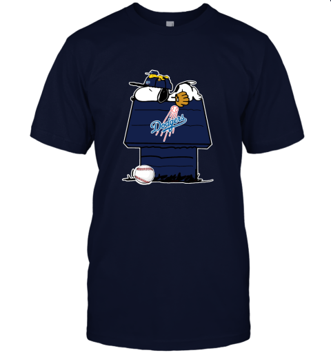 Dodgers Snoopy Baseball Jersey - Navy