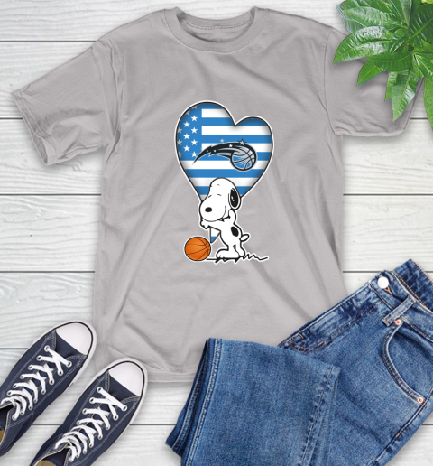Orlando Magic NBA Basketball The Peanuts Movie Adorable Snoopy T-Shirt 12