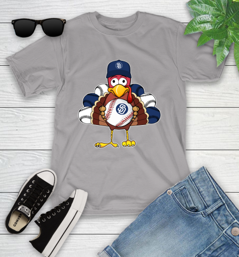San Diego Padres Turkey thanksgiving Youth T-Shirt 4
