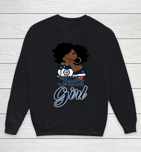 Winnipeg Jets Girl NHL Youth Sweatshirt