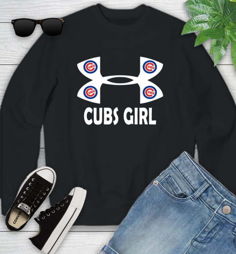 MLB Chicago Cubs Under Armour Baseball Sports Youth Sweatshirt
