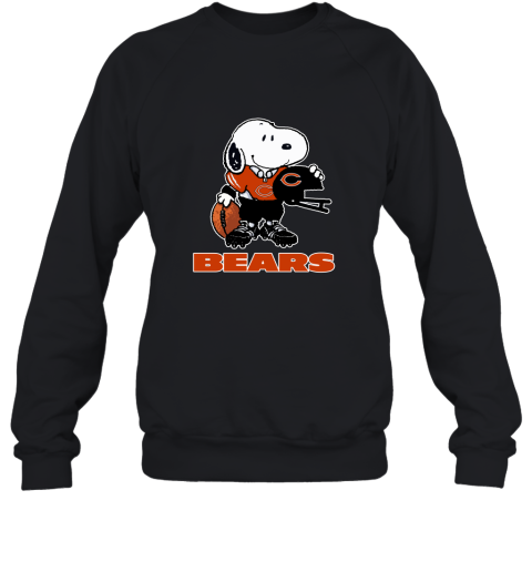 Snoopy A Strong And Proud Chicago Bears Player NFL Sweatshirt