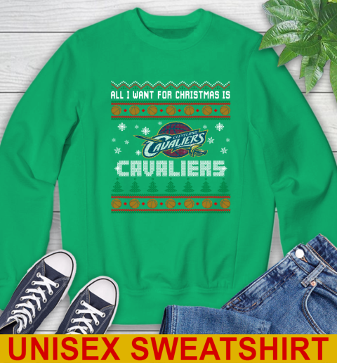 NBA All I Want For Christmas Is Cleveland Cavaliers Basketball Sports 32