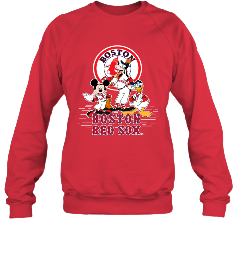 MLB Boston Red Sox Mickey Mouse Donald Duck Goofy Baseball T Shirt  Sweatshirt