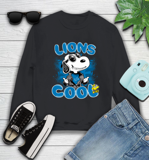 NFL Football Detroit Lions Cool Snoopy Shirt Sweatshirt