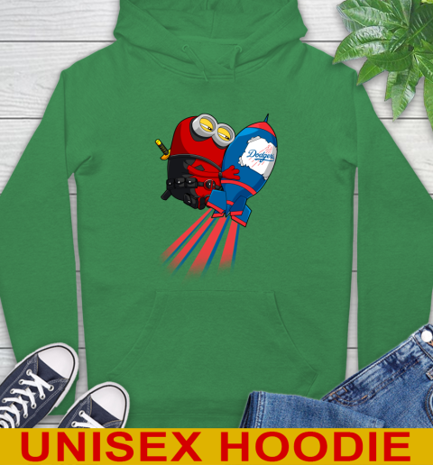 MLB Baseball Los Angeles Dodgers Deadpool Minion Marvel Shirt Hoodie 8