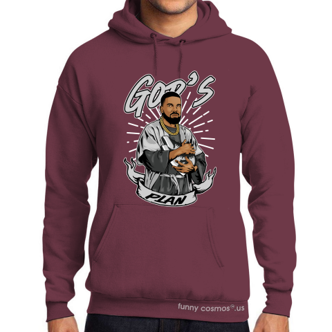 Air Jordan 1 Shadow Matching Sneaker Shirt Drake God's Plan Black And Gray Sneaker Shirt