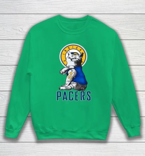 NBA Basketball My Cat Loves Indiana Pacers Sweatshirt 5