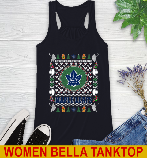 Toronto Maple Leafs Merry Christmas NHL Hockey Loyal Fan Racerback Tank 8