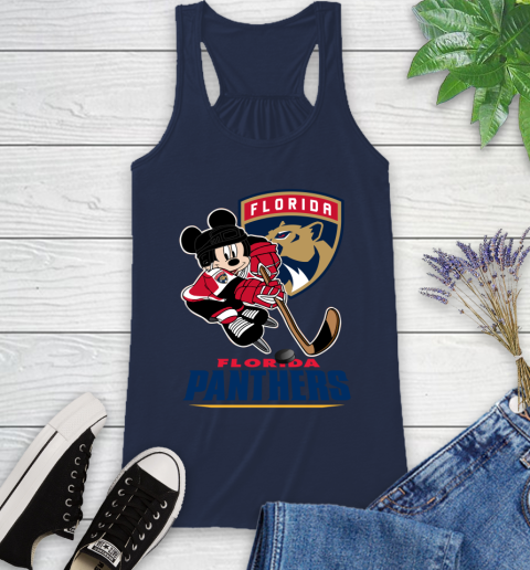 NHL Florida Panthers Mickey Mouse Disney Hockey T Shirt Racerback Tank 10