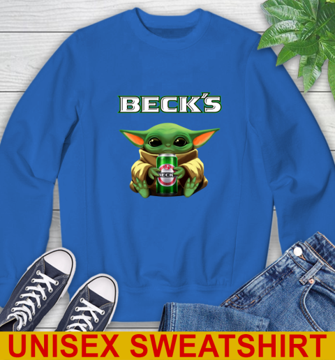 Star Wars Baby Yoda Hugs Beck's Beer Shirt 33