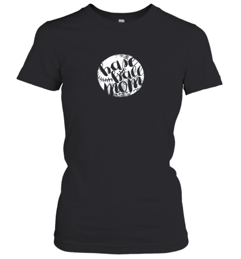 Distressed Baseball Mom Shirts for Women Gift for Team Mom Women's T-Shirt