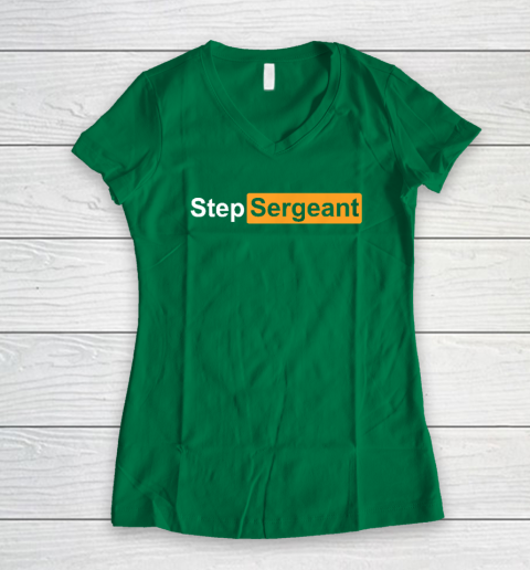 Step Sergeant Women's V-Neck T-Shirt 3