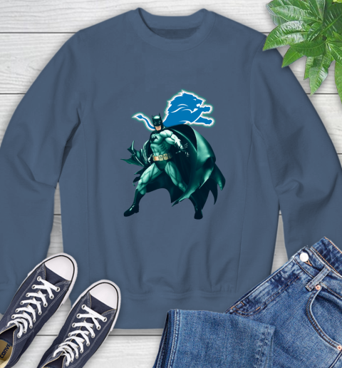 NFL Batman Football Sports Detroit Lions Sweatshirt 7