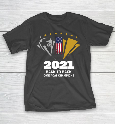 USA Back to Back 2021 Concacaf Champions T-Shirt