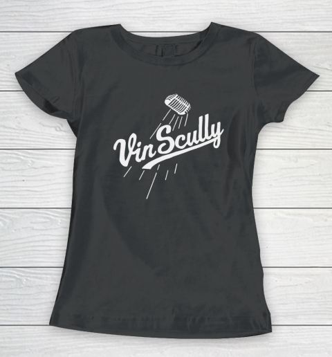 Vin Scully Microphone Women's T-Shirt