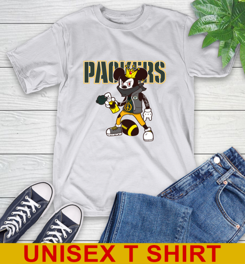 Green Bay Packers NFL Football Mickey Peace Sign Sports T-Shirt 12