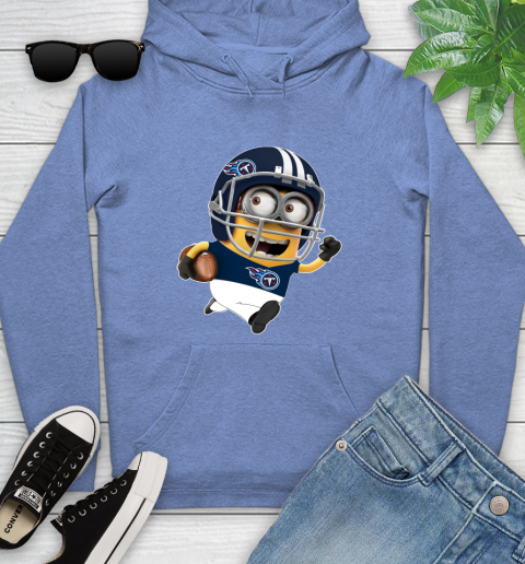 NFL Tennessee Titans Minions Disney Football Sports Youth Hoodie 12