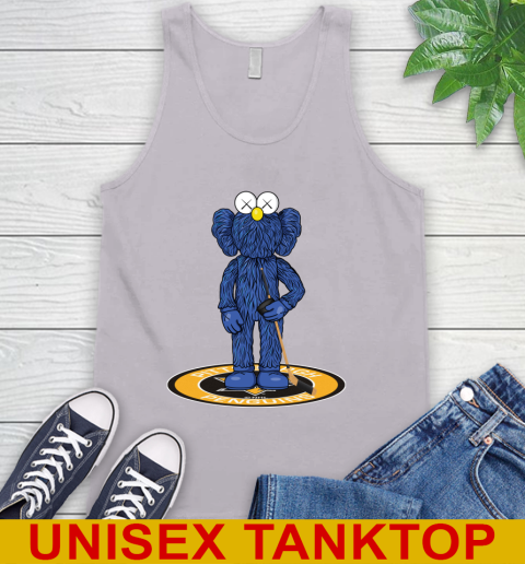 NHL Hockey Pittsburgh Penguins Kaws Bff Blue Figure Shirt Tank Top 4