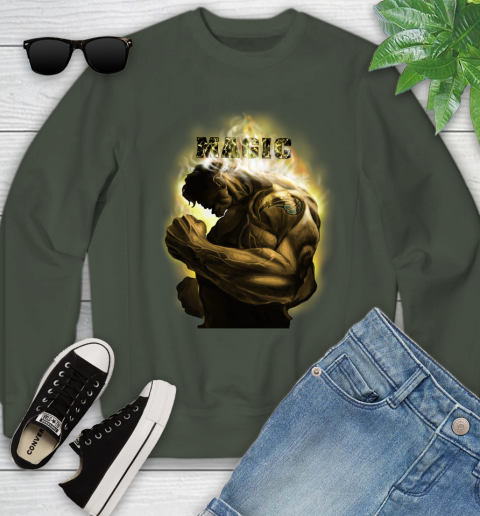 Orlando Magic NBA Basketball Hulk Marvel Avengers Sports Youth Sweatshirt 9