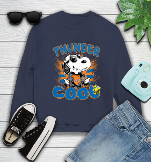 NBA Basketball Oklahoma City Thunder Cool Snoopy Shirt Sweatshirt 2