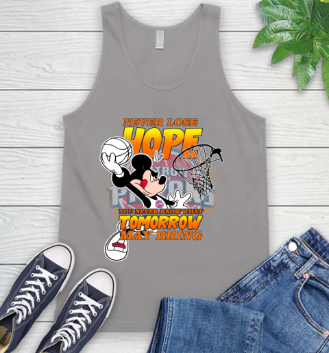 Detroit Pistons NBA Basketball Mickey Disney Never Lose Hope Tank Top 3