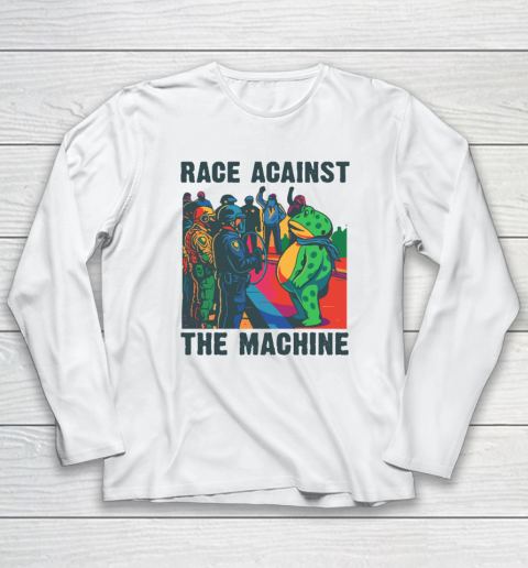 Portland Frog Anti ICE Rage Against The Machine Long Sleeve T-Shirt
