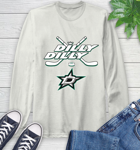 NHL Dallas Stars Dilly Dilly Hockey Sports Long Sleeve T-Shirt 12