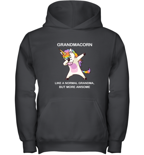 Unicorn Grandmacorn Dabbing Like A Normal Grandma But More Awesome Youth Hoodie
