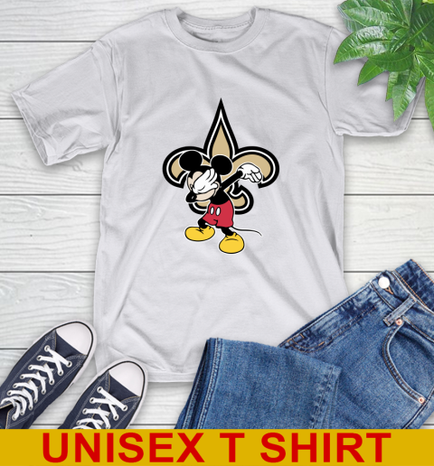 New Orleans Saints NFL Football Dabbing Mickey Disney Sports T-Shirt 12