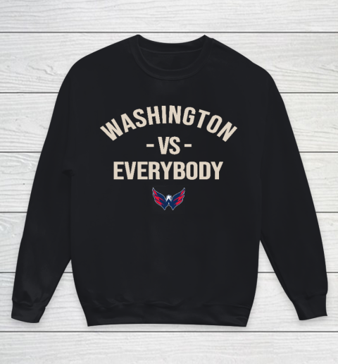 Washington Capitals Vs Everybody Youth Sweatshirt