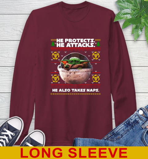 He Protects He Attacks He Also Takes Naps Baby Yoda Shirts 61