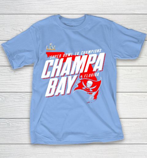 Champa Bay Tampa Bay Buccaneers Super Bowl LV Champions Youth T-Shirt 8