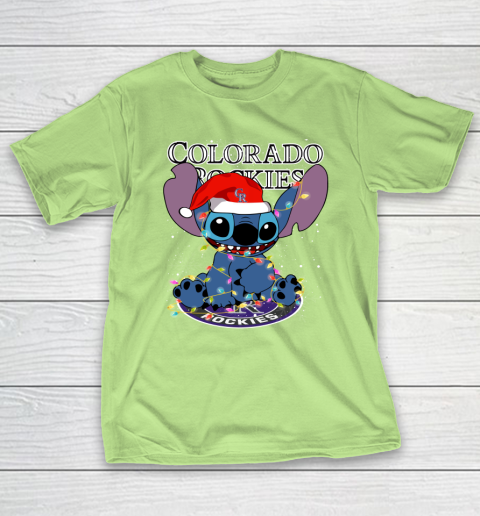 Colorado Rockies MLB noel stitch Baseball Christmas T-Shirt 6