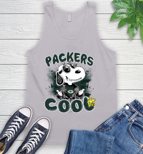 NFL Football Green Bay Packers Cool Snoopy Shirt Tank Top 3