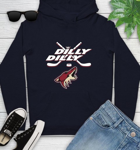 NHL Arizona Coyotes Dilly Dilly Hockey Sports Youth Hoodie 4