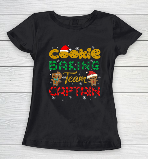 Cookie Baking Team Captain Gingerbread Christmas Women's T-Shirt