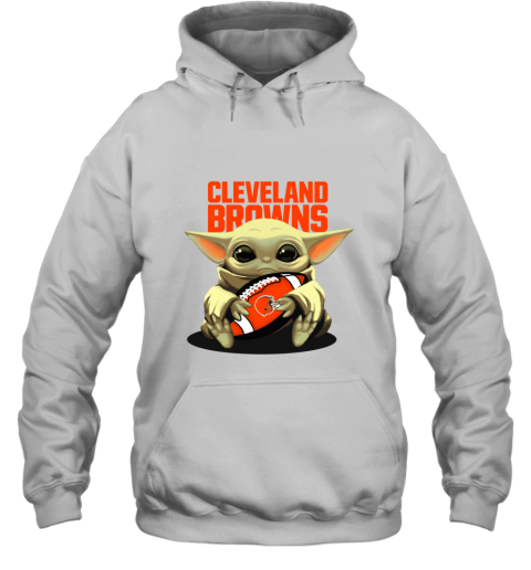 Cleveland Browns Baby Yoda Star Wars Lover 3D Hoodie Christmas Gift For Men  And Women