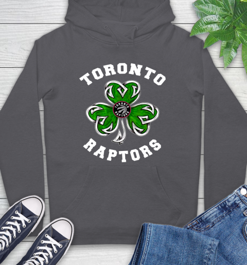 NBA Toronto Raptors Three Leaf Clover St Patrick's Day Basketball Sports Hoodie 7