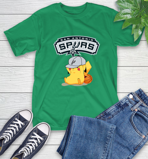 NBA Pikachu Basketball Sports San Antonio Spurs T-Shirt 7