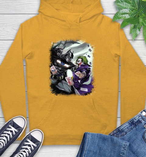 Toronto Maple Leafs NHL Hockey Batman Fighting Joker DC Comics Hoodie 3