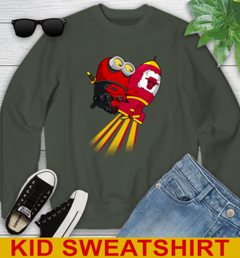 NBA Basketball Chicago Bulls Deadpool Minion Marvel Shirt Youth Sweatshirt 8