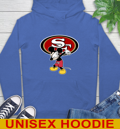 San Francisco 49ers NFL Football Dabbing Mickey Disney Sports Hoodie 9