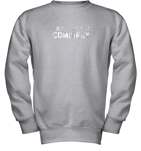 mowg i still call it comiskey chicago baseball vintage youth sweatshirt 47 front sport grey