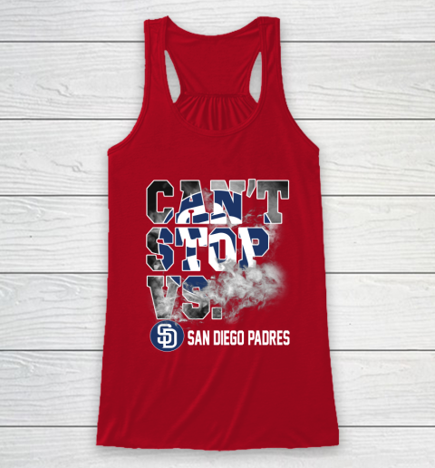 MLB San Diego Padres Baseball Can't Stop Vs Padres Racerback Tank 4