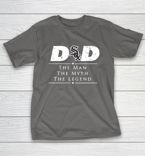 Chicago White Sox MLB Baseball Dad The Man The Myth The Legend T-Shirt 8