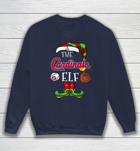 St.Louis Cardinals Christmas ELF Funny MLB Sweatshirt 2