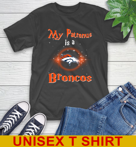 NFL Football Harry Potter My Patronus Is A Denver Broncos T-Shirt