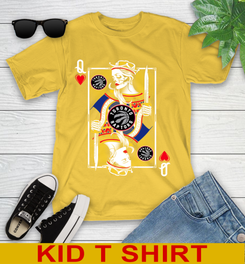NBA Basketball Toronto Raptors The Queen Of Hearts Card Shirt Youth T-Shirt 9