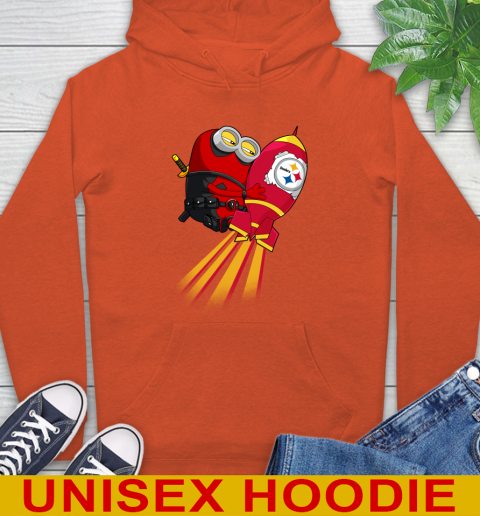 NFL Football Pittsburgh Steelers Deadpool Minion Marvel Shirt Hoodie 4